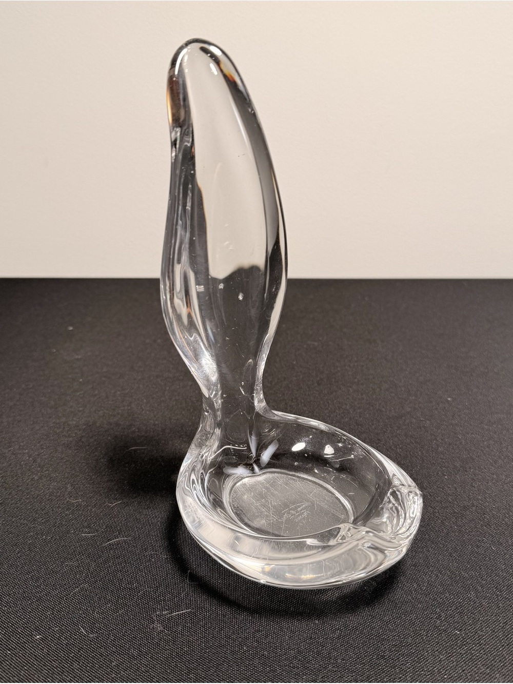 Vannes Le Chatel Vide-Poche Trinket Dish | Clear Crystal Sculptural Decor